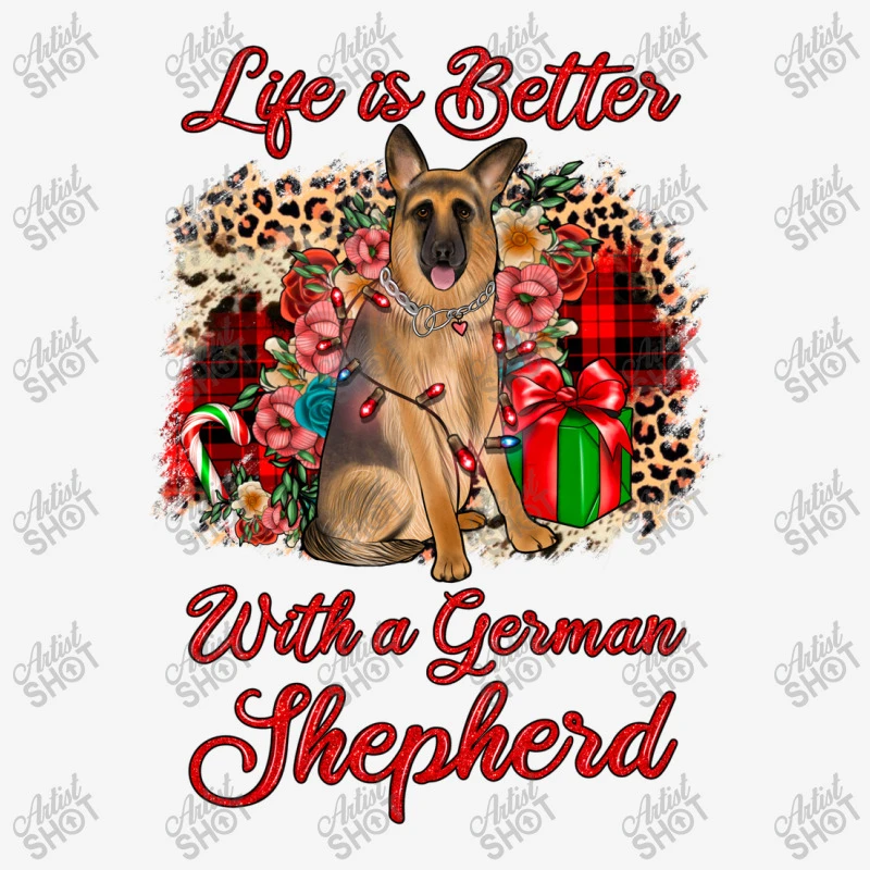 Christmas Life Is Better With A German Shepherd Travel Mug 5 Christmas Life Is Better With A German Shepherd Travel Mug - Image 3