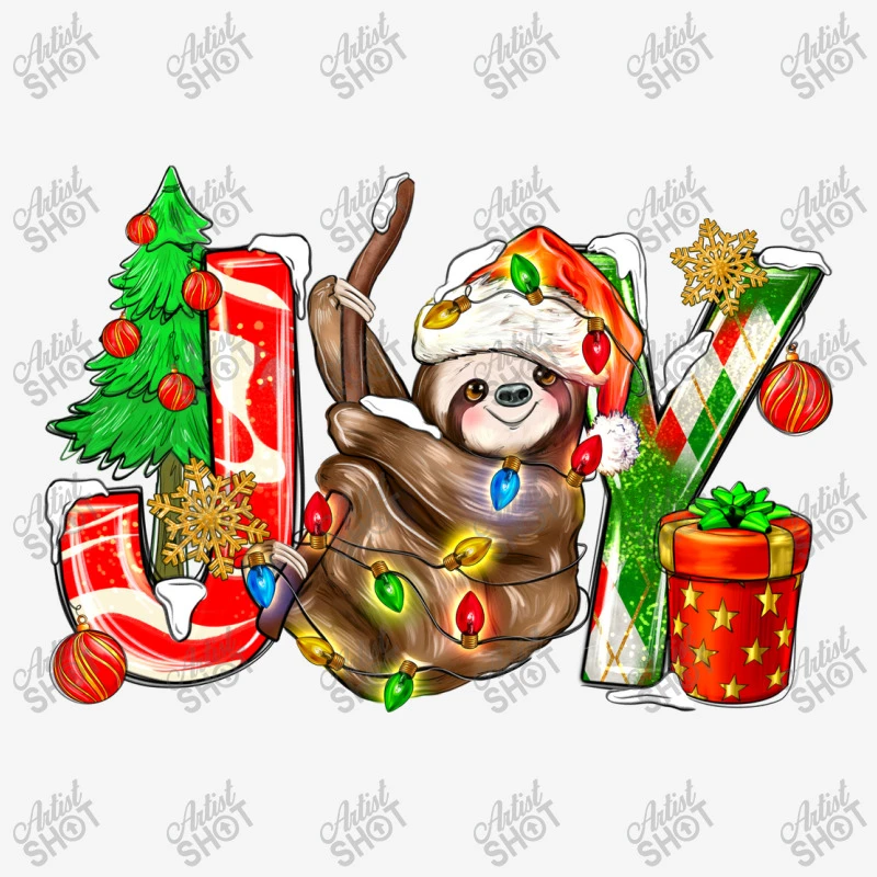 Joy Christmas Sloth Weekender Totes 5 Joy Christmas Sloth Weekender Totes - Image 3
