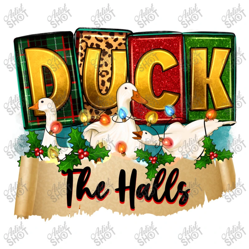 Christmas Duck The Halls Stainless Steel Water Bottle 5 Christmas Duck The Halls Stainless Steel Water Bottle - Image 3
