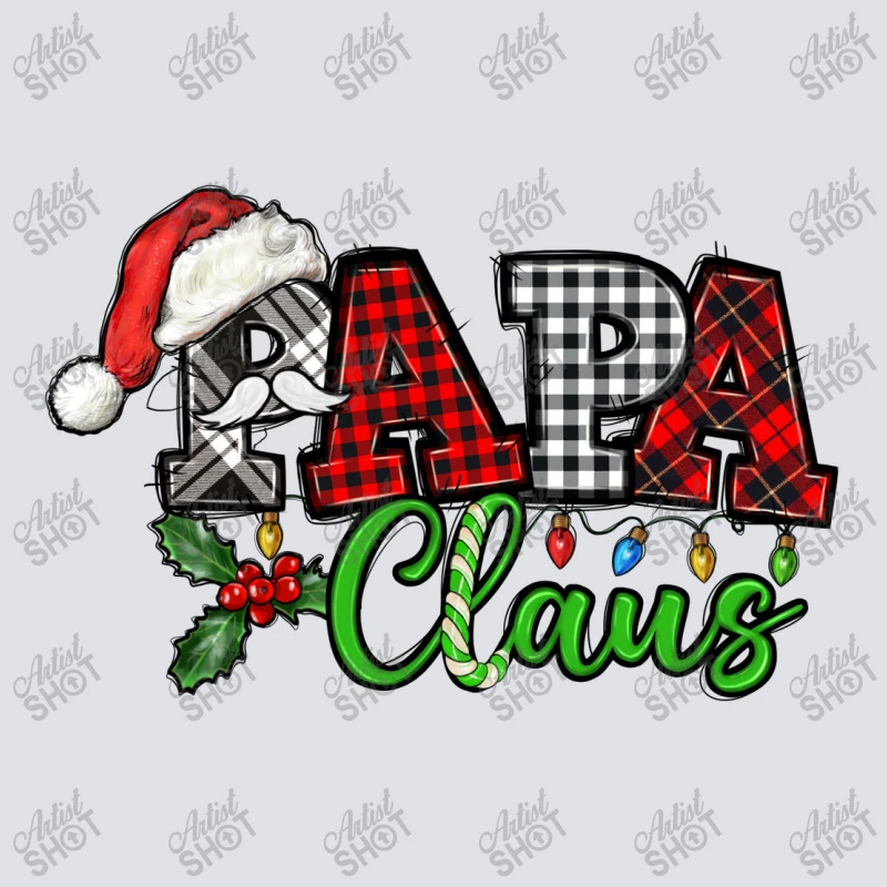 Papa Claus With Christmas Lights And Mistletoe Bucket Hat 4 Papa Claus With Christmas Lights And Mistletoe Bucket Hat - Image 2