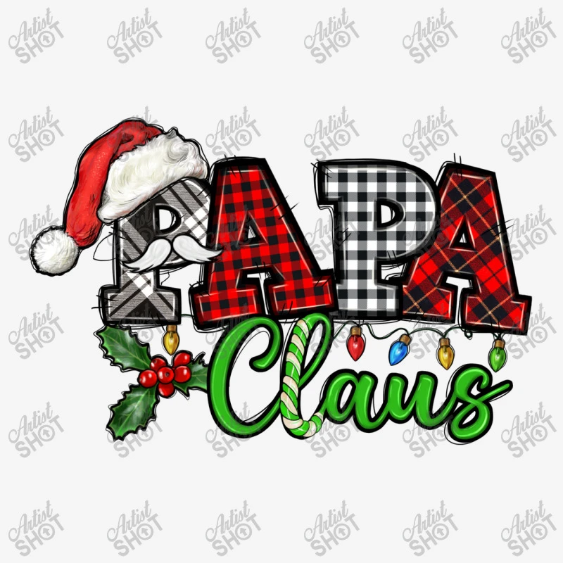 Papa Claus With Christmas Lights And Mistletoe Throw Pillow 5 Papa Claus With Christmas Lights And Mistletoe Throw Pillow - Image 3