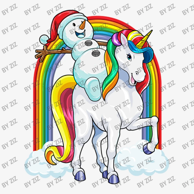 Christmas Snowman Riding Unicorn Xmas Magical Rain Travel Mug 5 Christmas Snowman Riding Unicorn Xmas Magical Rain Travel Mug - Image 3