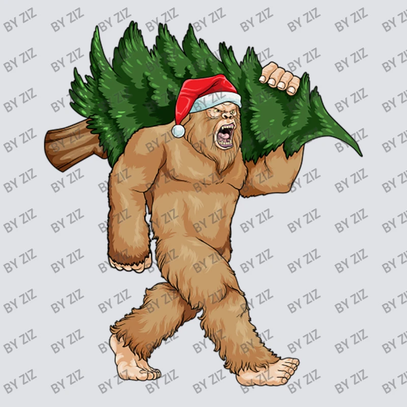 Bigfoot Santa Christmas Tree Xmas Sasquatch Boys K Bucket Hat 4 Bigfoot Santa Christmas Tree Xmas Sasquatch Boys K Bucket Hat - Image 2