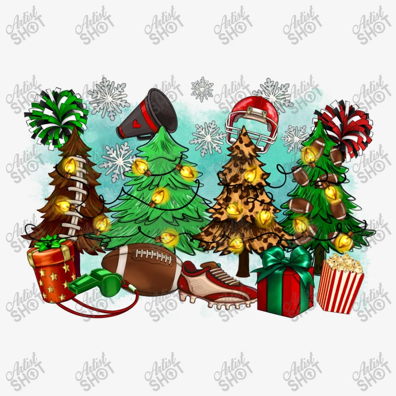 Christmas Trees With Football Travel Mug 5 Christmas Trees With Football Travel Mug - Image 3