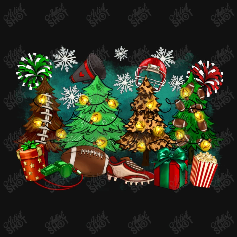 Christmas Trees With Football Weekender Totes 5 Christmas Trees With Football Weekender Totes - Image 3