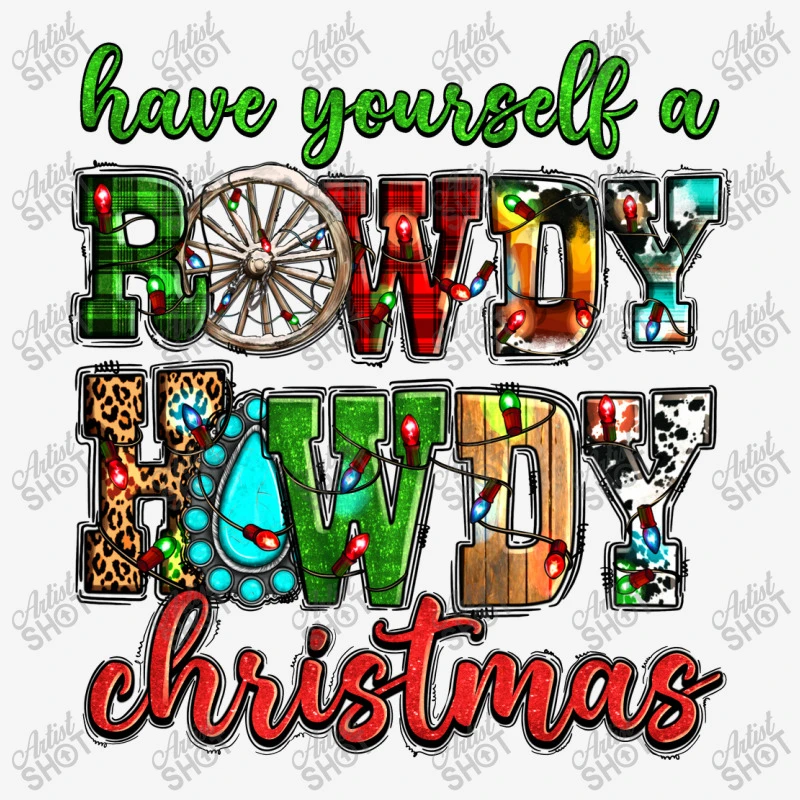Have Yourself A Rowdy Howdy Christmas License Plate 4 Have Yourself A Rowdy Howdy Christmas License Plate - Image 2