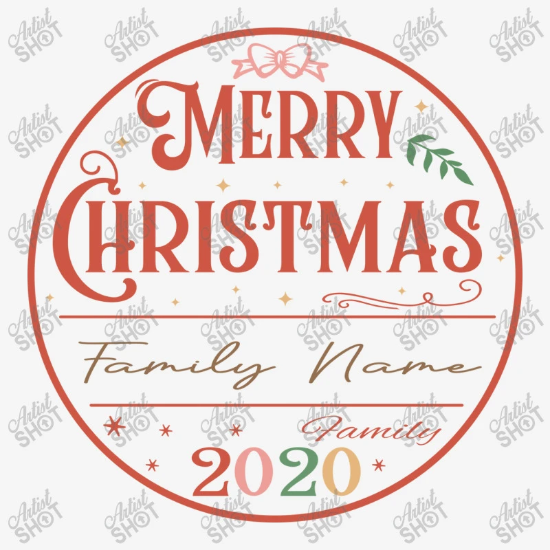 Crm21112209 Merry Christmas (family Name) Family 2 License Plate 4 Crm21112209 Merry Christmas (family Name) Family 2 License Plate - Image 2