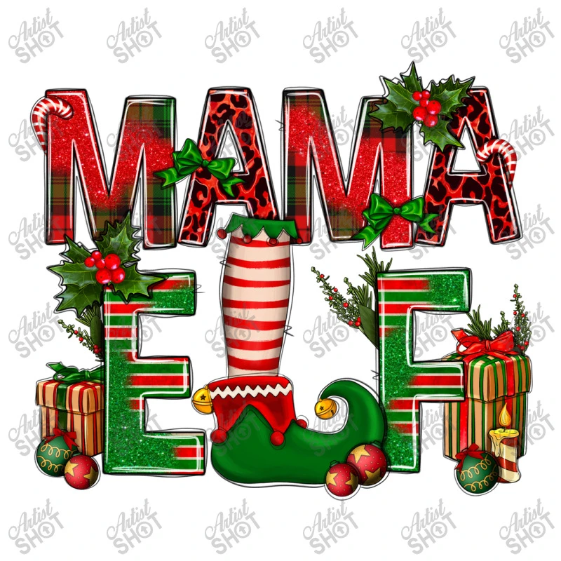 Christmas Mama Elf Stainless Steel Water Bottle 5 Christmas Mama Elf Stainless Steel Water Bottle - Image 3