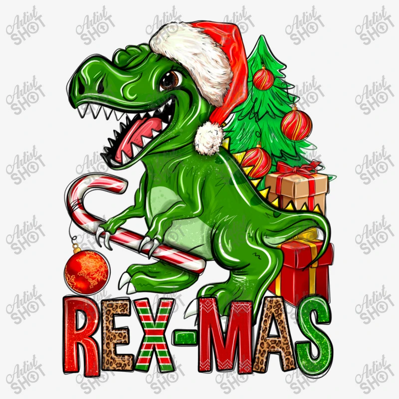 Rex-mas Christmas T-Rex Adjustable Strap Totes 5 Rex-mas Christmas T-Rex Adjustable Strap Totes - Image 3