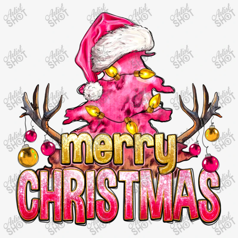 Pink Merry Christmas License Plate 4 Pink Merry Christmas License Plate - Image 2