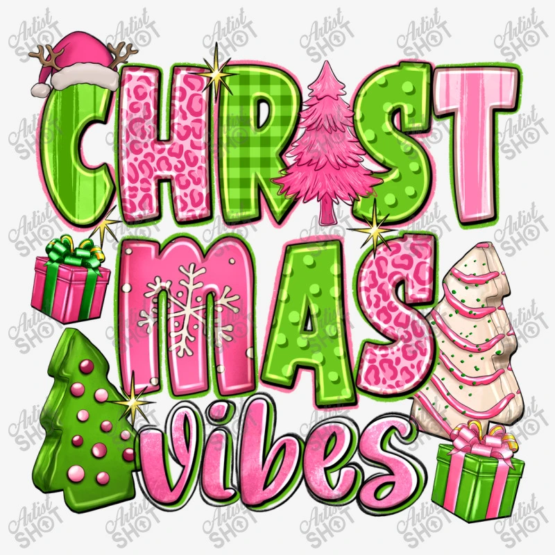 Pink Merry Christmas Trees Adjustable Cap 5 Pink Merry Christmas Trees Adjustable Cap - Image 3