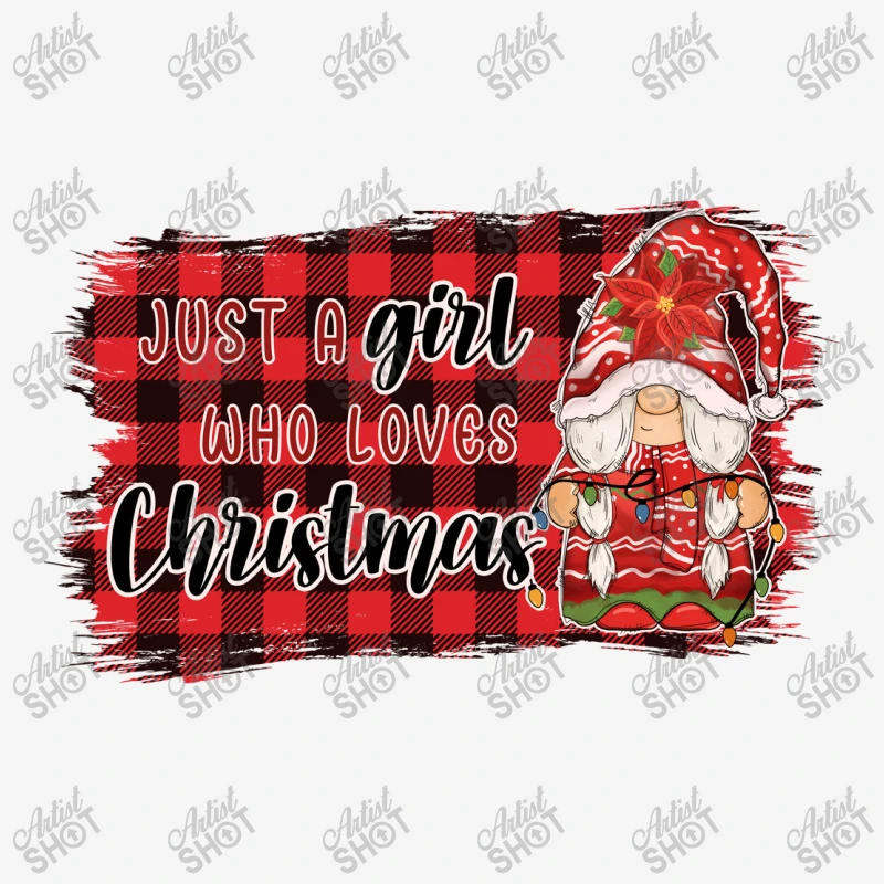 Just A Girl Who Loves Christmas Sublim License Plate 4 Just A Girl Who Loves Christmas Sublim License Plate - Image 2