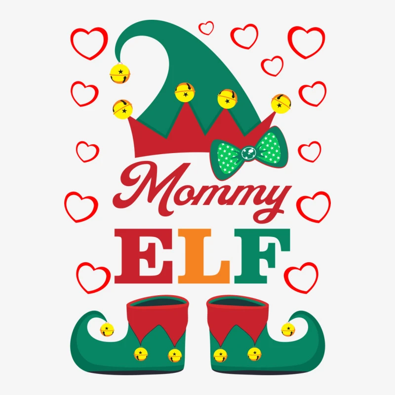 Elf Mommy Elf Christmas Tote Bags 5 Elf Mommy Elf Christmas Tote Bags - Image 3