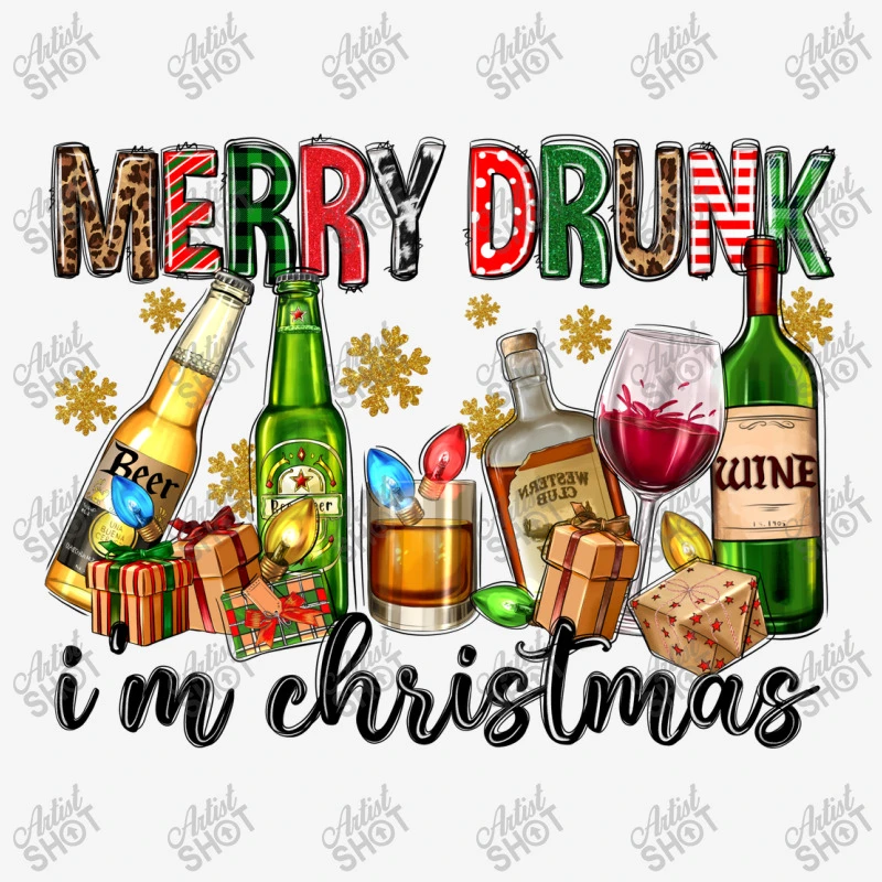 Merry Drunk I'm Christmas With Alcohol Weekender Totes 5 Merry Drunk I'm Christmas With Alcohol Weekender Totes - Image 3