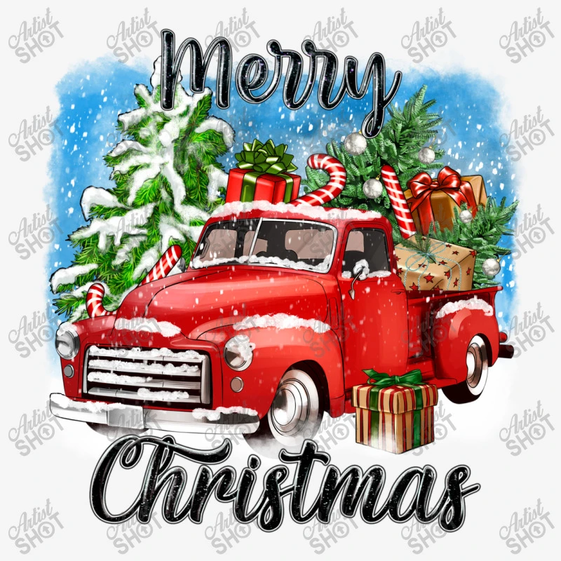 Merry Christmas Truck Tote Bags 5 Merry Christmas Truck Tote Bags - Image 3