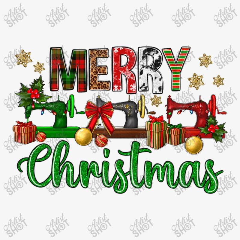 Merry Christmas Sewing Machine Weekender Totes 5 Merry Christmas Sewing Machine Weekender Totes - Image 3