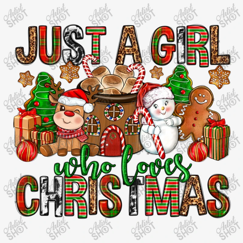 Just A Girl Who Loves Christmas License Plate 4 Just A Girl Who Loves Christmas License Plate - Image 2