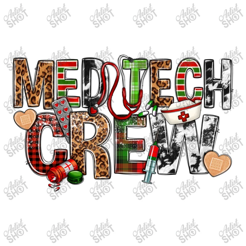 Med Tech Crew Nurse Christmas Stainless Steel Water Bottle 5 Med Tech Crew Nurse Christmas Stainless Steel Water Bottle - Image 3