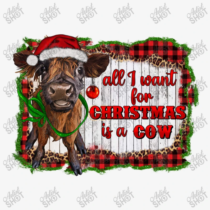 All I Want For Christmas Is A Cow Tote Bags 5 All I Want For Christmas Is A Cow Tote Bags - Image 3