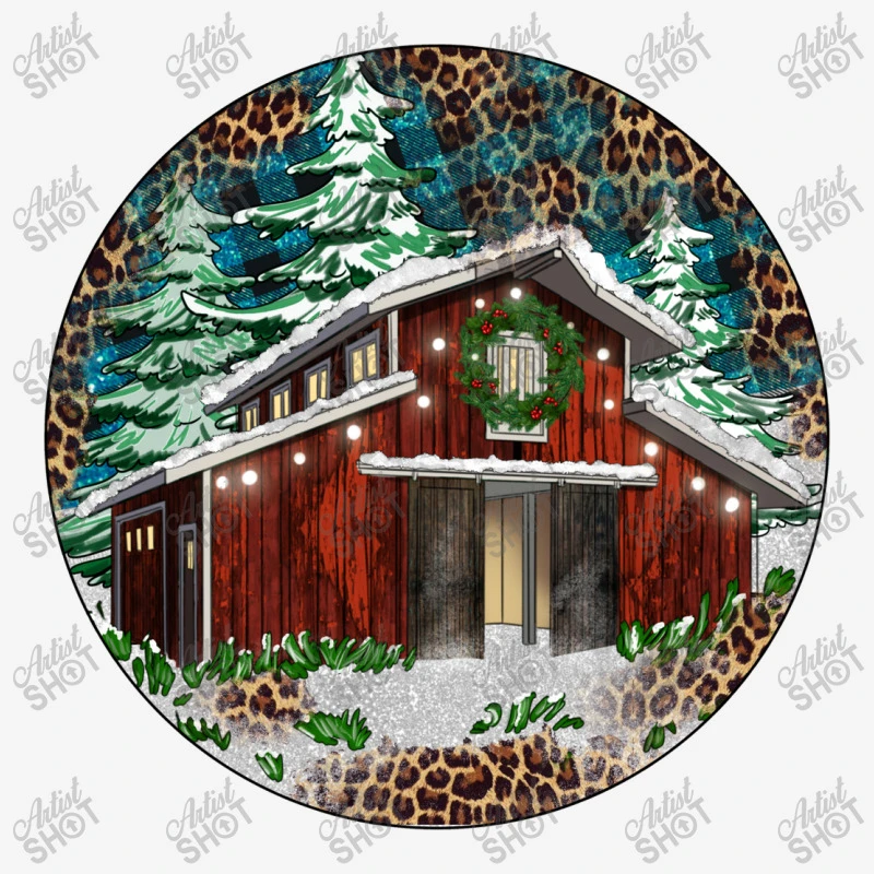 Barn Christmas License Plate 4 Barn Christmas License Plate - Image 2