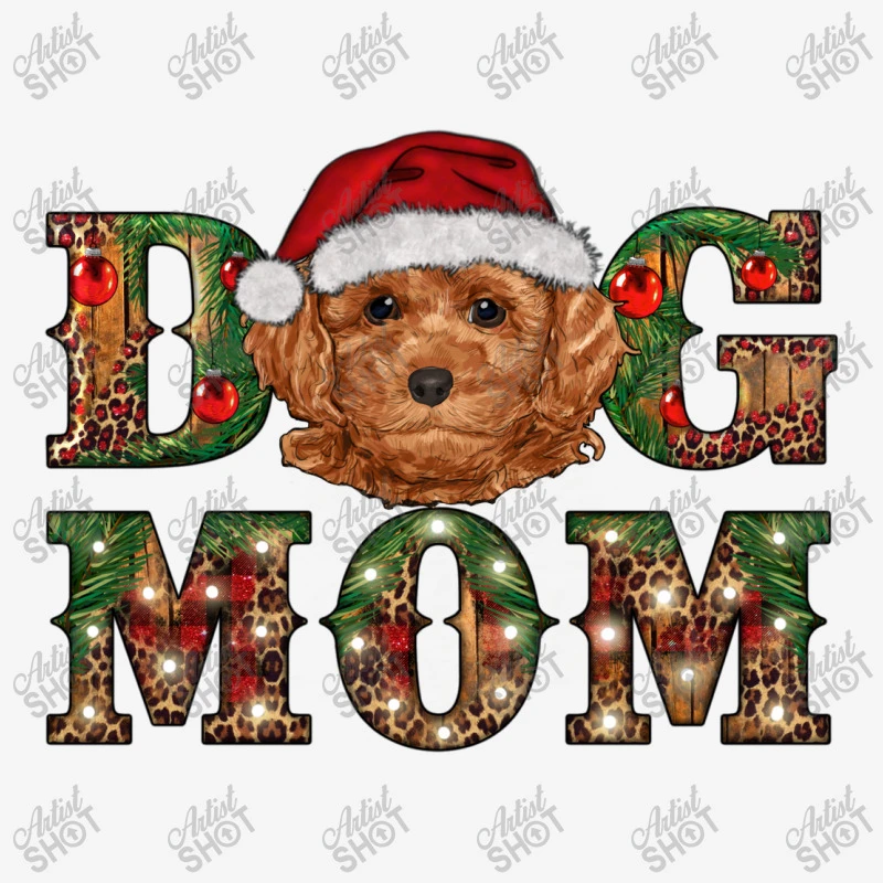 Christmas Toy Poodle Dog Mom Adjustable Strap Totes 5 Christmas Toy Poodle Dog Mom Adjustable Strap Totes - Image 3
