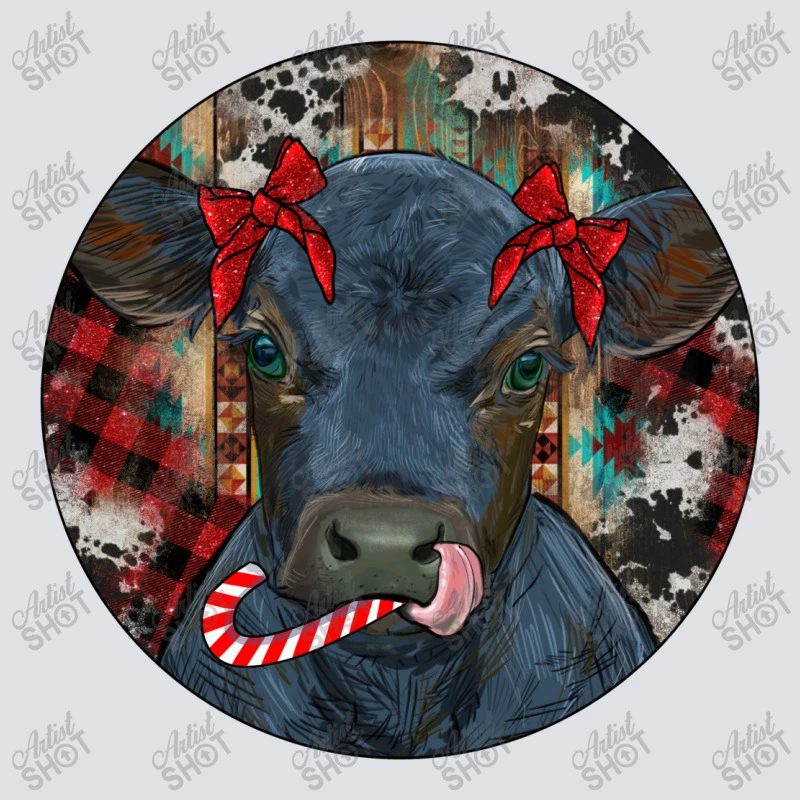 Black Angus Calf Christmas Bucket Hat 4 Black Angus Calf Christmas Bucket Hat - Image 2