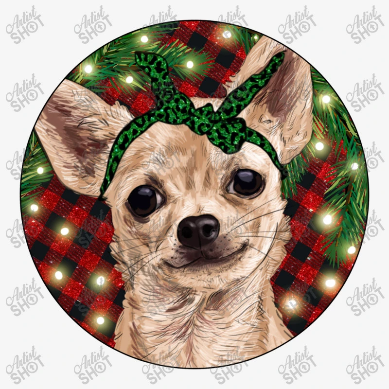 Christmas Chihuahua With Buffalo Plaid License Plate 4 Christmas Chihuahua With Buffalo Plaid License Plate - Image 2