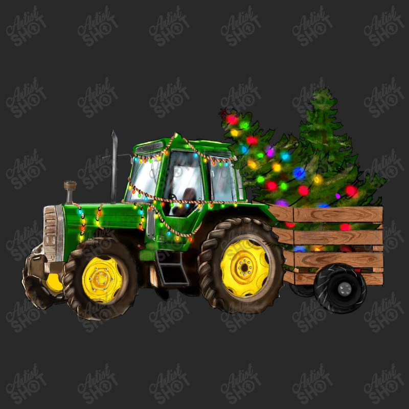 Green Christmas Tractor Printed Hat 6 Green Christmas Tractor Printed Hat - Image 4