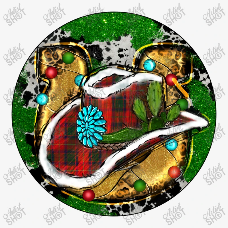 Cowboy Christmas License Plate 4 Cowboy Christmas License Plate - Image 2