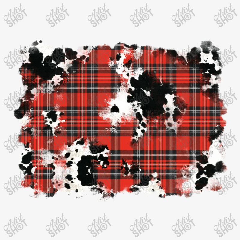 Christmas Plaid Cowhide Pattern Background License Plate 4 Christmas Plaid Cowhide Pattern Background License Plate - Image 2