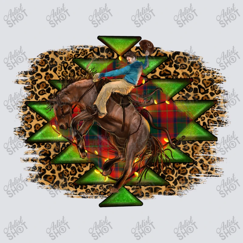 Western Christmas Rodeo Distressed Bucket Hat 4 Western Christmas Rodeo Distressed Bucket Hat - Image 2