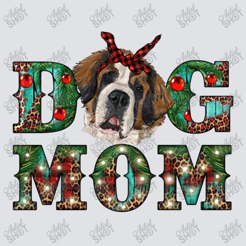 Western Christmas Dog Mom St Bernard Bucket Hat 4 Western Christmas Dog Mom St Bernard Bucket Hat - Image 2