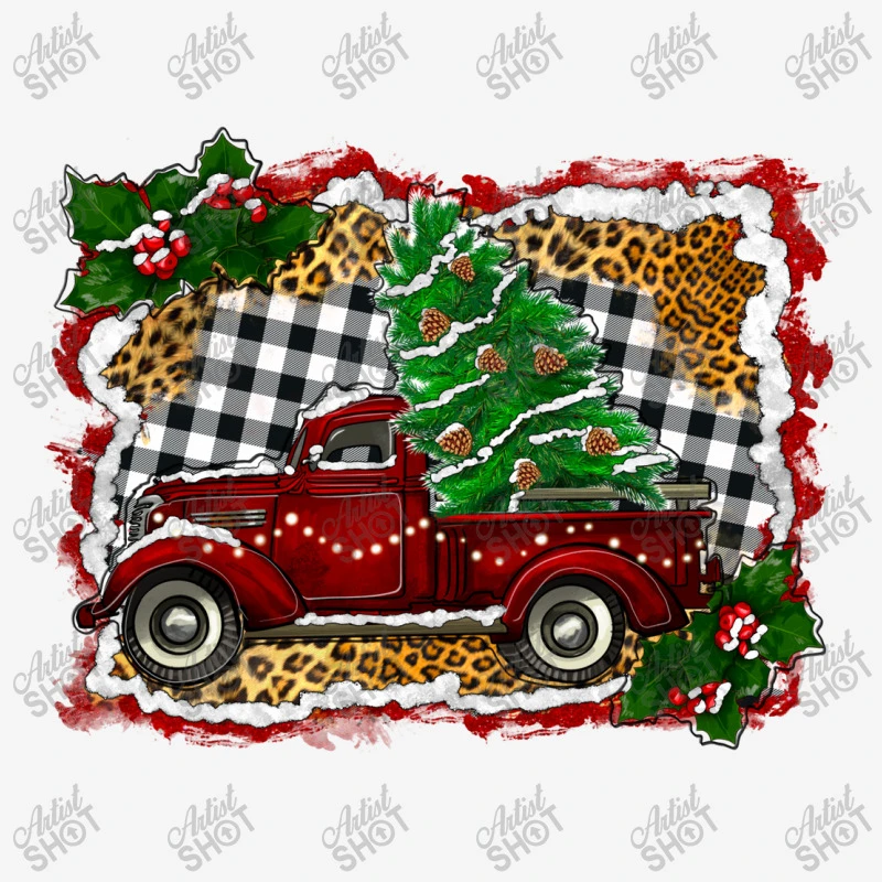 Christmas Truck With Christmas Tree Adjustable Strap Totes 5 Christmas Truck With Christmas Tree Adjustable Strap Totes - Image 3
