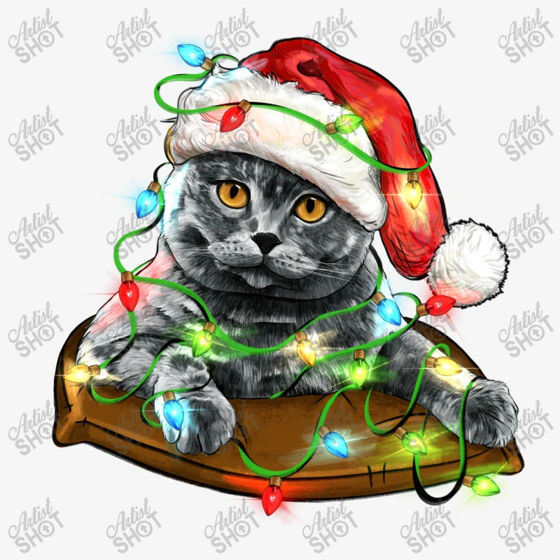 Christmas Scottish Fold Cat License Plate 4 Christmas Scottish Fold Cat License Plate - Image 2