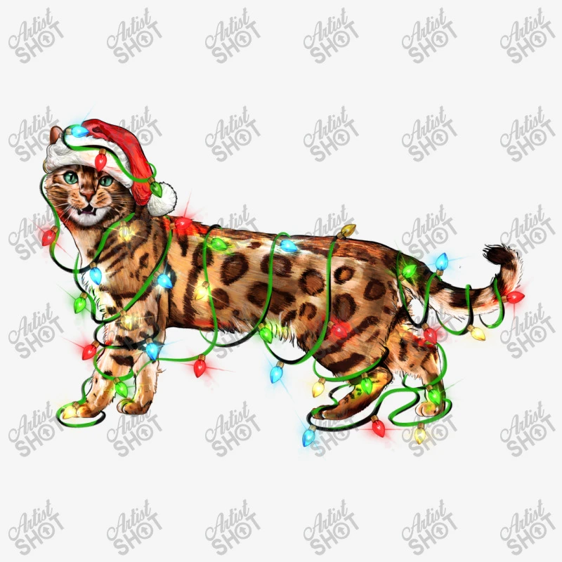 Christmas Bengal Cat License Plate 4 Christmas Bengal Cat License Plate - Image 2