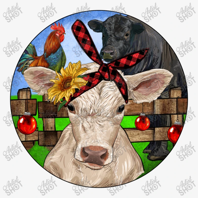 Christmas Charolais Calf Black Angus Bull And Roos Travel Mug 5 Christmas Charolais Calf Black Angus Bull And Roos Travel Mug - Image 3