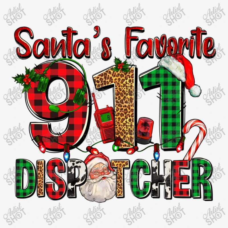 Santa's Favorite 911 Dispatcher For Christmas Weekender Totes 5 Santa's Favorite 911 Dispatcher For Christmas Weekender Totes - Image 3