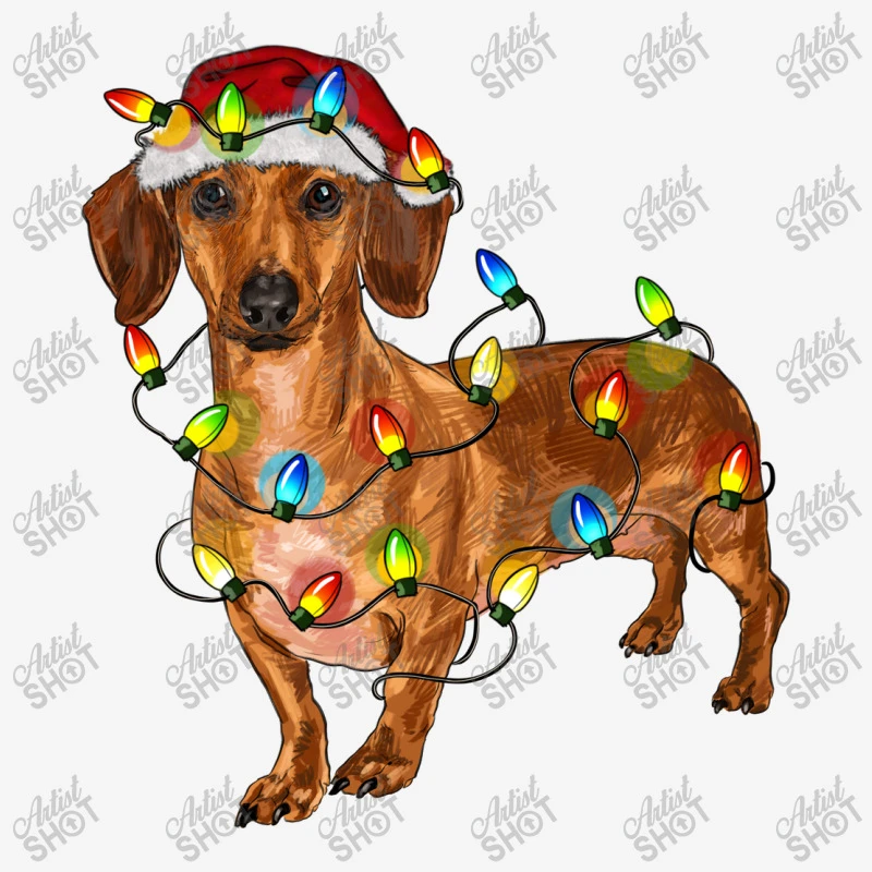 Dachshund Christmas Lights Tote Bags 5 Dachshund Christmas Lights Tote Bags - Image 3