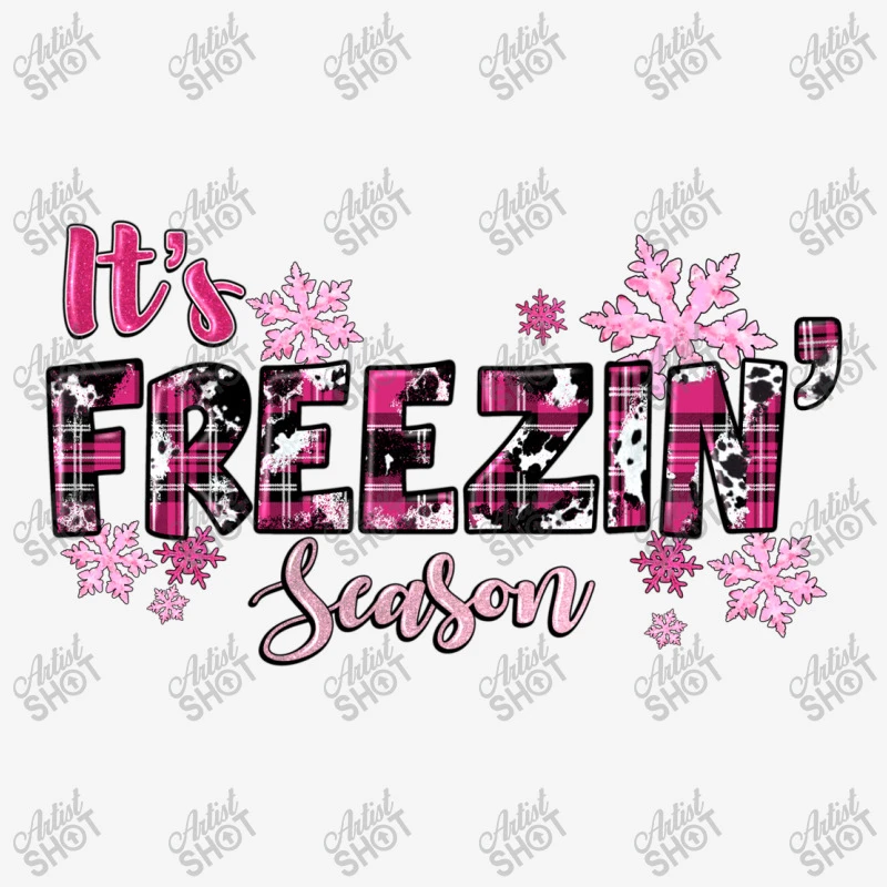 It's Freezin Season Pink Christmas Tote Bags 5 It's Freezin Season Pink Christmas Tote Bags - Image 3