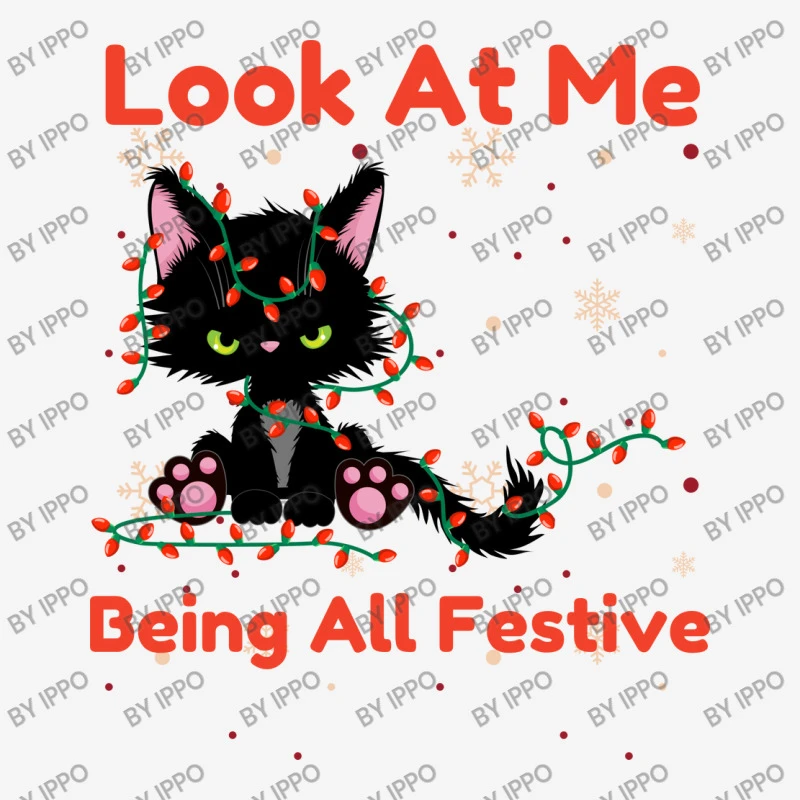 Look At Me Being All Festive Funny Cat Christmas Travel Mug 5 Look At Me Being All Festive Funny Cat Christmas Travel Mug - Image 3