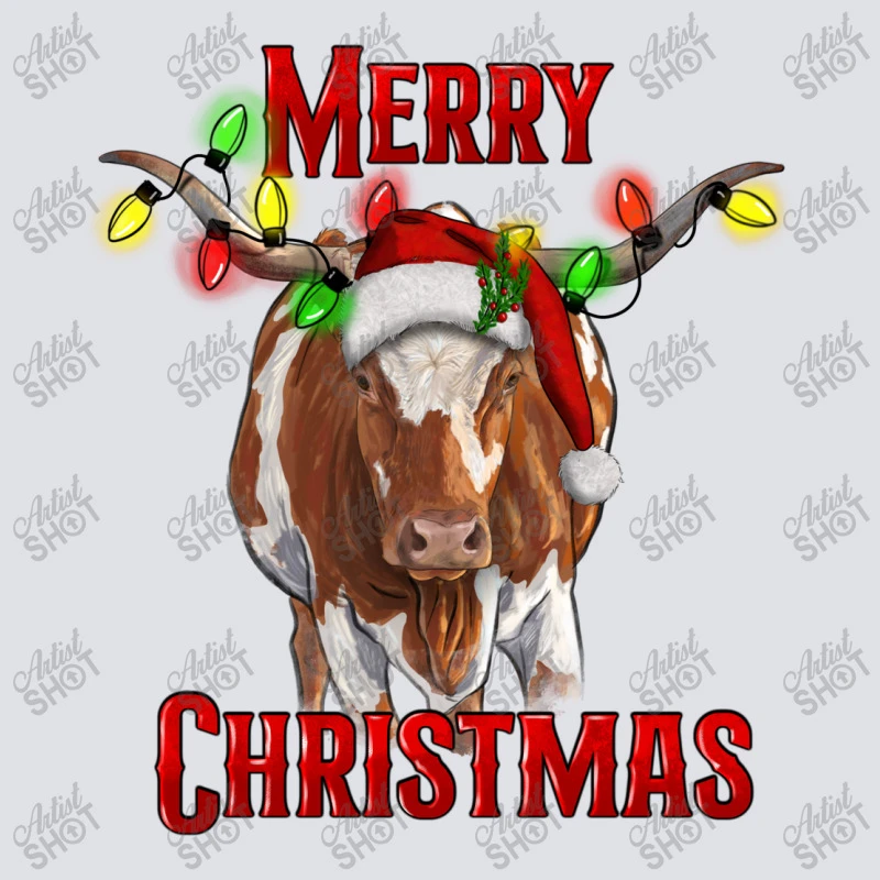 Merry Christmas Longhorn Cow Bucket Hat 4 Merry Christmas Longhorn Cow Bucket Hat - Image 2