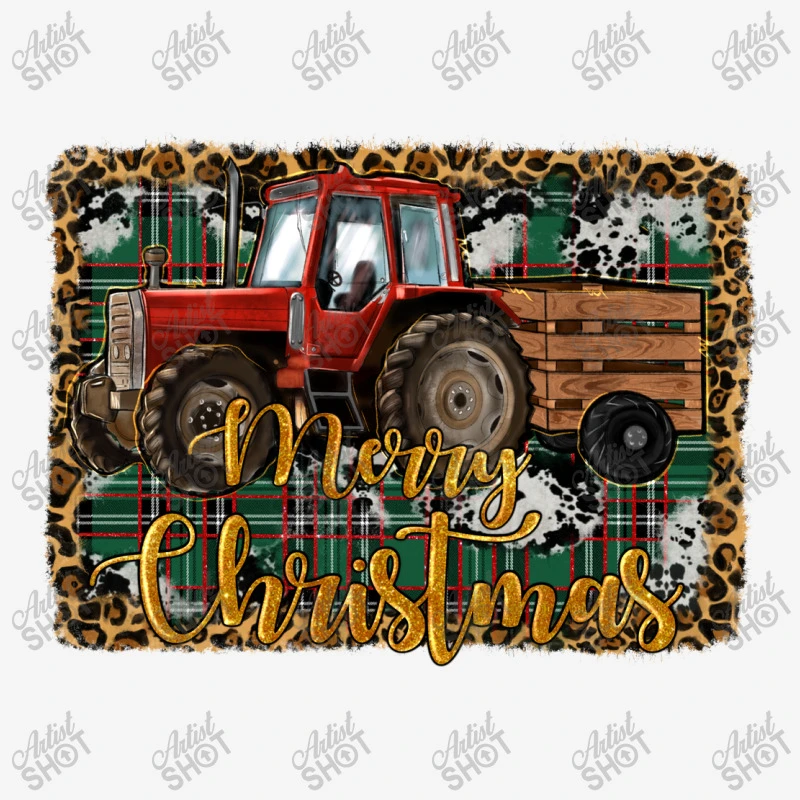 Merry Christmas Farm Tractor Travel Mug 5 Merry Christmas Farm Tractor Travel Mug - Image 3
