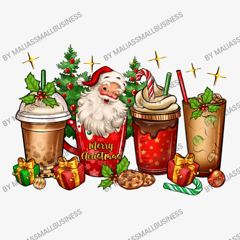 Christmas Santa Coffee Cups Weekender Totes 5 Christmas Santa Coffee Cups Weekender Totes - Image 3
