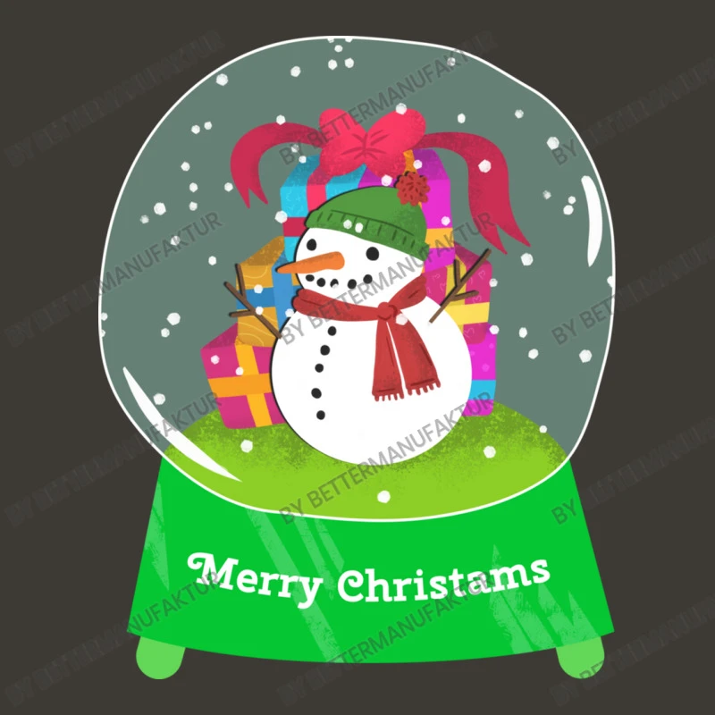 Snow Globe Funny Xmas Snowman Snowflakes Christmas Bucket Hat 4 Snow Globe Funny Xmas Snowman Snowflakes Christmas Bucket Hat - Image 2