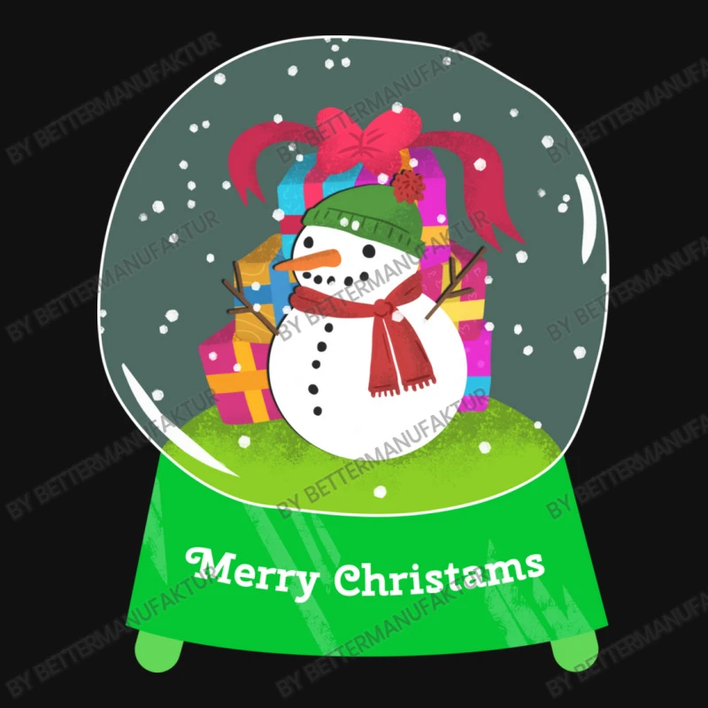 Snow Globe Funny Xmas Snowman Snowflakes Christmas License Plate 4 Snow Globe Funny Xmas Snowman Snowflakes Christmas License Plate - Image 2