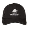 Merry Christmas Embroidered Hat Distressed Cap 1 Merry Christmas Embroidered Hat Distressed Cap -Home Decor Store pd.15934057.145.340879.s3.1 front black ffffff none x39y5.5 117 800x800 1
