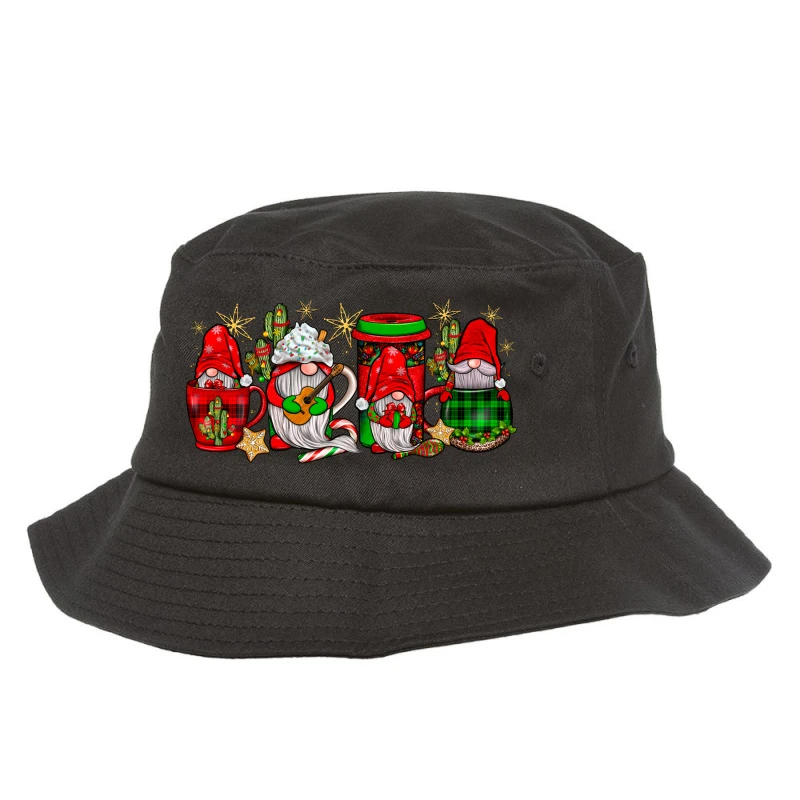 Christmas Mexican Gnomies Coffee Bucket Hat 3 Christmas Mexican Gnomies Coffee Bucket Hat