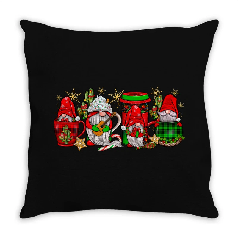 Christmas Mexican Gnomies Coffee Throw Pillow 3 Christmas Mexican Gnomies Coffee Throw Pillow