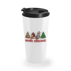 Merry Christmas Tree Travel Mug