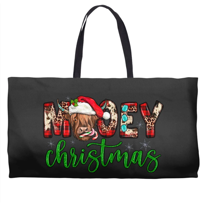 Mooey Christmas Weekender Totes 3 Mooey Christmas Weekender Totes